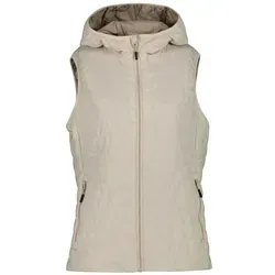 CMP Damen Hoodie Weste beige (Größe S)