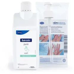 PAUL HARTMANN AG Flüssigseife Horn Medical Dosierpumpe mit Baktolin pure wash 1000ml, 1-tlg., sehr gute Hautverträglichkeit 1000 ml