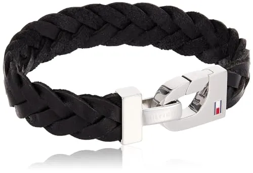 Herren-Armband Men's Casual Edelstahl Leder 20.5 cm - Armbänder & Charm-Anhänger, elegantes und langlebiges Design aus Edelstahl und Leder, perfekt für den modischen Herren von heute.