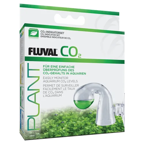 Fluval CO2 Dauertest Set für Aquarium - Glaskörper, Dauerhafte Überwachung