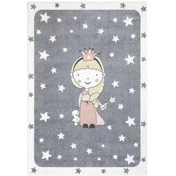 carpet city Kinderteppich, Grau, Textil, Comics, Rechteckig, 140x200 cm, Oeko-Tex® Standard 100, für Fußbodenheizung geeignet, pflegeleicht, strapazierfähig, Teppiche & Böden, Teppiche, Teppich Kinderzimmer