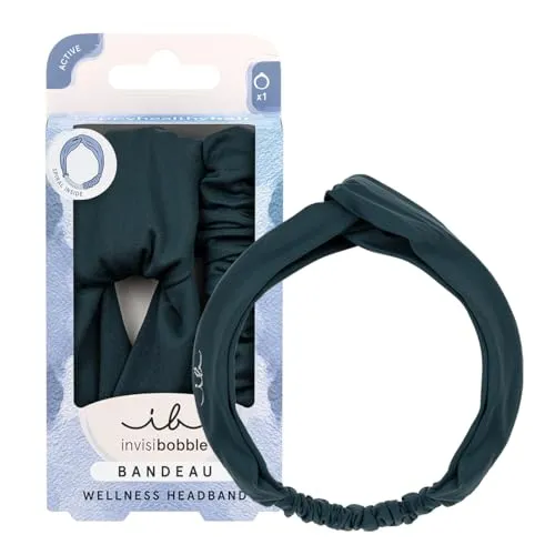 invisibobble BANDEAU Azure Stirnband I Elegantes Haarband mit HairLoveTech | Stil & Schutz für jeden Tag | Vielseitiges Accessoire für gesundes Haar | Komfortabel für jede Kopfgröße