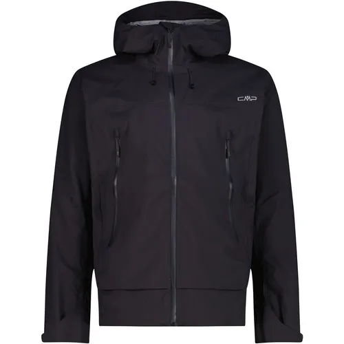 CMP MAN Jacket FIX Hood antracite (U423) Größe 52 - Hochwertige Hardshelljacke für Herren mit herausragendem Wetterschutz und Atmungsaktivität. Ideal für Outdoor-Aktivitäten, ausgestattet mit praktischen Taschen und verstellbarer Kapuze.