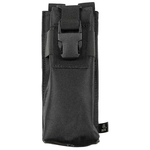 Funkgerätetasche MOLLE schwarz THW Polizei Security Klickverschluss 130g leicht
