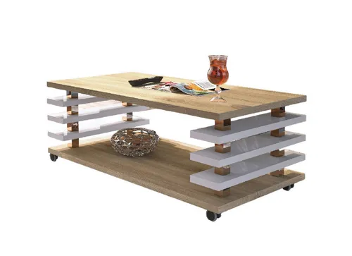 designimpex Couchtisch DC-3 in beige von Design Impex