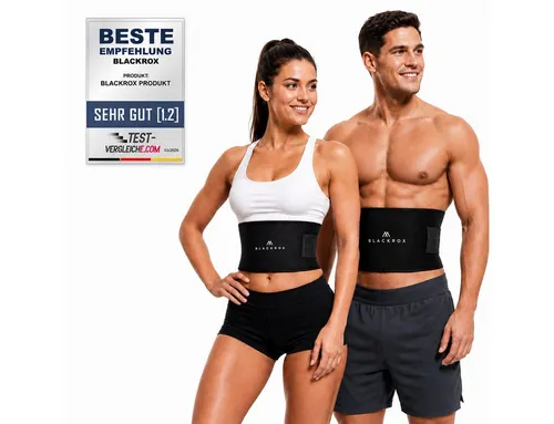 BLACKROX Trimm Your Waist Fitnessgürtel für Damen & Herren von BLACKROX