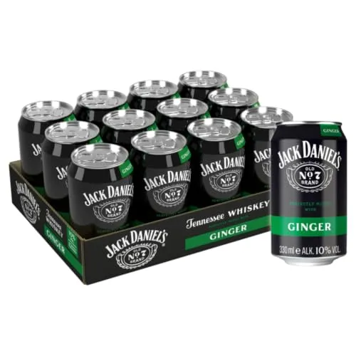 Jack Daniel's Jack & Ginger Tennessee Whiskey 12x 0,33l Dose