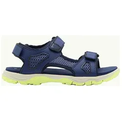 Jack Wolfskin Kindersandalen Dunkelblau/Hellgrün, Größe 31 von Jack Wolfskin