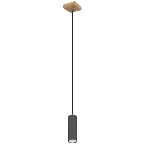 GLOBO 57911HG ROBBY Hängeleuchte Metall in Holzoptik - Hängeleuchte aus Metall in stilvoller Holzoptik, mit GU10 Fassung für individuelle Lichtgestaltung und bis zu 35 Watt Leistung. Ideal für moderne Wohnräume.