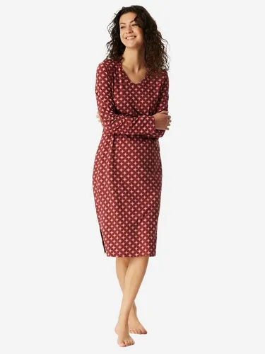 Schiesser Damen Langarm Bigshirt Nachthemd mit Taschen von Schiesser