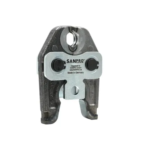 Sanpro Pressbacke V-Profile, Größe V 35 - Presszange - Crimpzangen aus hochfestem Schmiedestahl, Profiqualität mit sehr langer Lebensdauer und zusätzlicher Härtung für optimale Ergebnisse. Made in Germany.