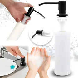Heckermann Küchenflüssigkeitsspender 500ml Schwarz