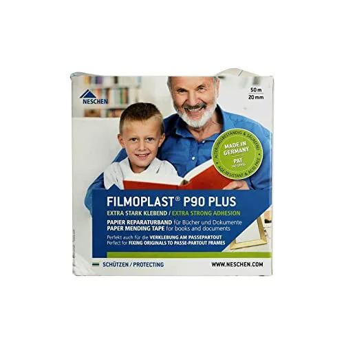 Neschen Filmoplast P90 PLUS 20mm x 50m im Spender, weiß