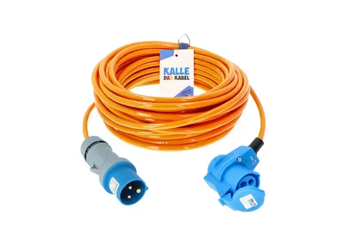 KALLE DAS KABEL CEE Verlängerungskabel 10m in orange von KALLE DAS KABEL