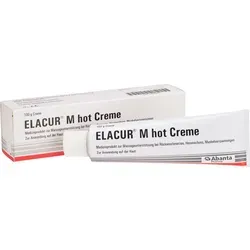 Elacur M hot Creme - Wärmecreme für die Muskulatur, fördert die Durchblutung und sorgt für ein angenehmes Wärmegefühl. Ideal zur Unterstützung bei Verspannungen.