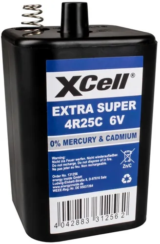 Hückmann XCell 6V-Block-Batterie 131256 Batterien XCell