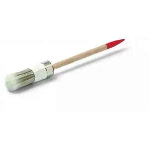 Schuller Malerpinsel Allround RP, Größe 4, Ø 25mm, Ringpinsel, Synthetikborste, für Farbe und Lasur