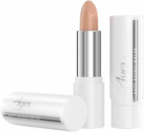 Ayer Anti Aging Balm SPF 15 5 g Augenbalsam - Lippenpflege mit LSF 15, schützt und pflegt die empfindliche Haut um Augen und Lippen mit Q10, Vitamin E und C für intensive Feuchtigkeit und linienglättende Wirkung.