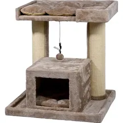 Premium Kratzbaum für Katzen – Plüsch-Kissen und Sisal