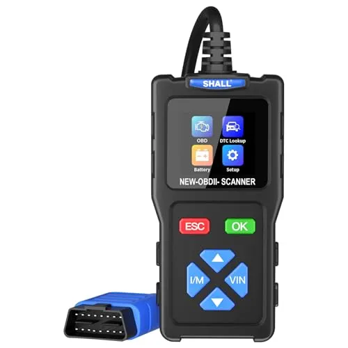Niemals verwendet] OBD2-Scanner, universeller Motorfehlercodeleser, CAN-Diagnosetool für alle Autos mit OBD-II-Protokoll,