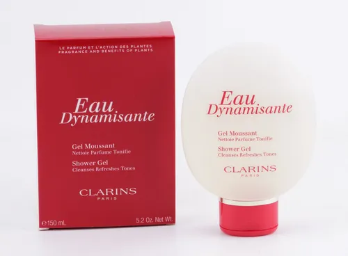 Clarins Eau Dynamisante Duschgel 200 ml - Erleben Sie ein Duschgel mit unwiderstehlichem Duft, das Ihre Haut sanft reinigt und pflegt. Das Clarins Eau Dynamisante Duschgel verwandelt Ihre tägliche Routine in ein erfrischendes Ritual für ein angenehmes Hautgefühl.