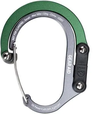 GearAid Heroclip, S, dunkelgrün