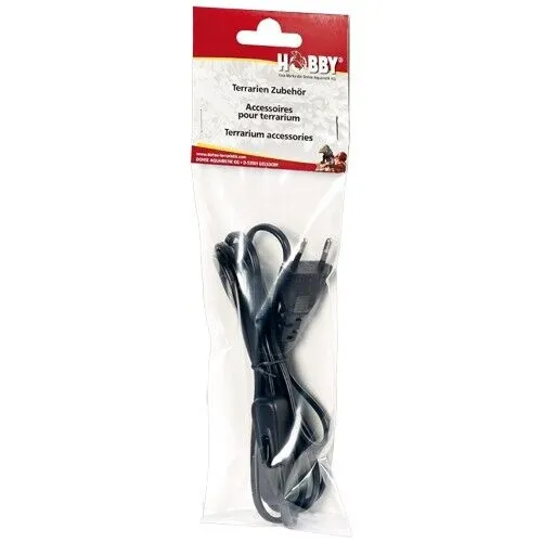 Hobby Netzzuleitung 2 Meter für Ceramic Socket - Zubehör Terrarium Beleuchtung