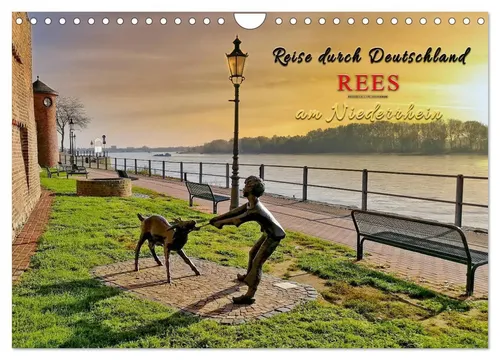 Peter Roder | Reise durch Deutschland - Rees am Niederrhein - Kalender mit 14 beeindruckenden Motiven der ältesten Stadt am Niederrhein, perfekt als Geschenk für Liebhaber regionaler Geographie und Kultur.