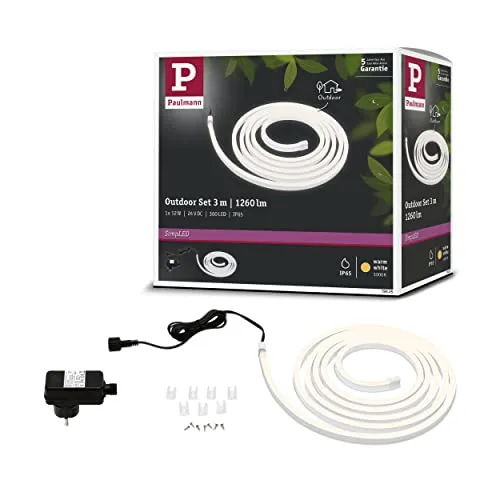 LED-Strip SimpLED Outdoor max. 12 Watt - Weißer LED-Streifen, ideal für Außenanwendungen und energiesparend