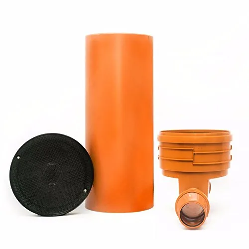KARMAT/Dyka KG Schacht DN400/DN110 - Komplett SET - PVC-U (Orange) - 2x Paket