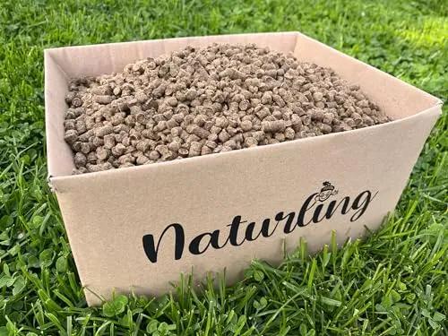 naturling Schafwollpellets Bio Dünger 8kg - Organischer Langzeitdünger für gesunde Pflanzen - Universaldünger aus 100% biologisch abbaubarer Schafwolle, ideal für Garten und Gemüsebeet. Nachhaltig, regional und perfekt für die Bodenverbesserung mit Langzeitwirkung.