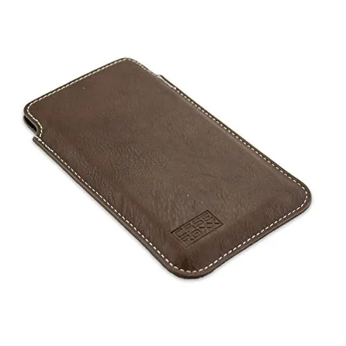 caseroxx Business-Line Etui für Gigaset GL390, Tasche (Business-Line Etui in braun)