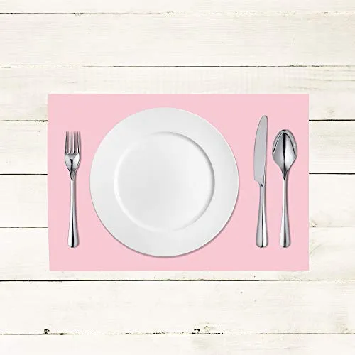 Sovie HORECA Tischset in ROSA aus Linclass Airlaid, 40 x 30cm, 100 Stück, ideal für verspielte, fröhliche Tischdekoration, Hochzeit, Party, Babyshower, Platzdeckchen Platzset Platzmatten