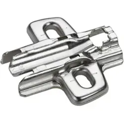 Hettich Möbel-Kreuzmontageplatte 9075006 vernickelt