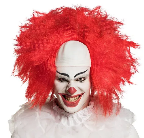 Boland Kostüm-Perücke Horror Clown Perücke - Rot in rot von Boland