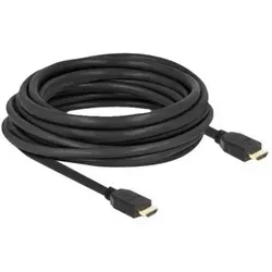 Delock Highspeed HDMI-Kabel 7m - HiFi-Kabel mit Ethernet, unterstützt 8K 60 Hz und bietet eine Datentransferrate von bis zu 48 Gbps für beste Bild- und Tonqualität.