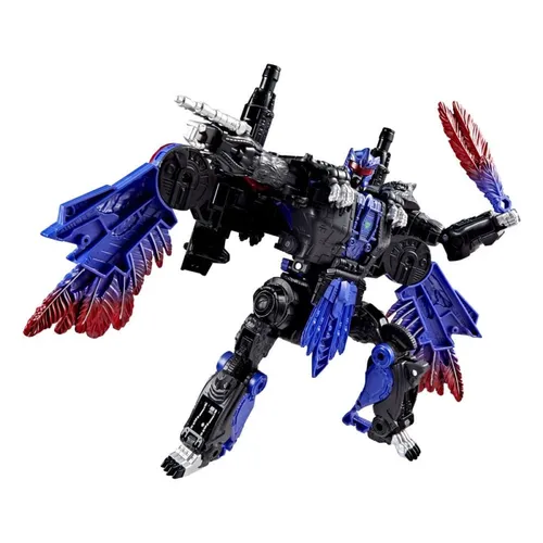Transformers Age of the Primes Leader Class Razorclaw - Erlebe die Wandlung mit der 19 cm großen Razorclaw Figur! Sie verwandelt sich in 43 Schritten von einem Roboter in einen Tiger mit Adlerflügeln. Ideal für Sammler und Fans von Actionfiguren!