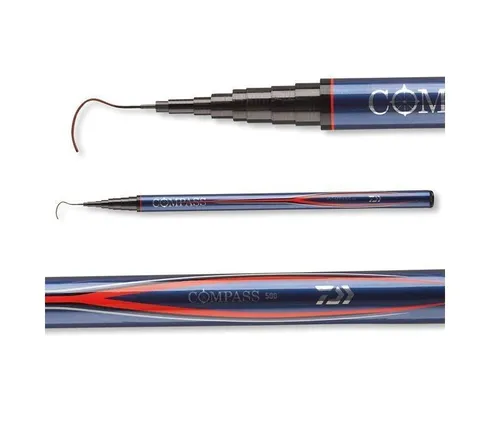 Daiwa Compass Mobile Telepole 4,00m Stipprute kompakt Stippangel