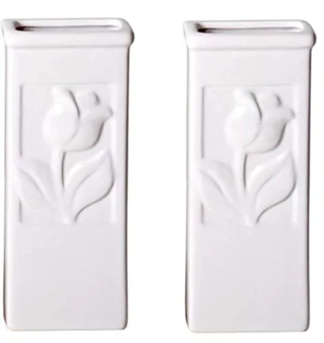 Gerimport Heizkörper-Luftbefeuchter, Tulpenweiß – 2 Stück in weiß von Gerimport