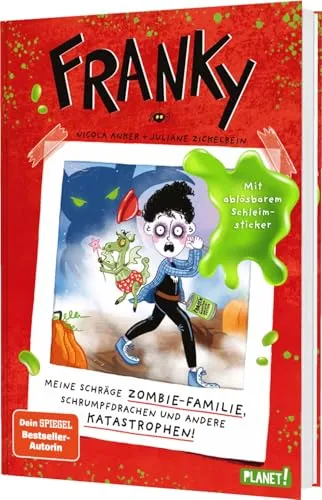 Franky 1: Meine schräge Zombie-Familie, Schrumpfdrachen und andere Katastrophen: Witziges Comic-Abenteuer für Kinder ab 8 (1)