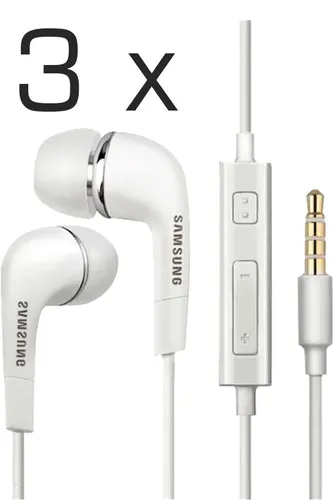 Samsung Sparset EHS64 Stereo Headset 3-er Set white NEU OVP BULK