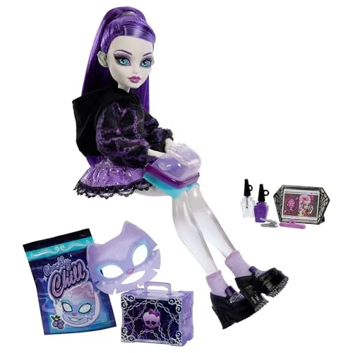 Monster High Self-Scare Secrets Spectra Vondergeist-Puppe mit Zubehörset