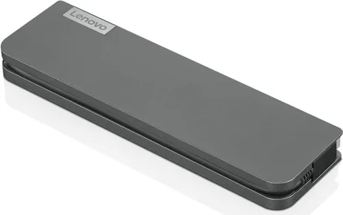 Lenovo USB-C Mini Dock DK Port Replicator (40AU0065DK) - Dockingstation für Lenovo Laptops, bietet vielseitige Anschlussmöglichkeiten in kompakter Bauform und verbessert Ihre Produktivität.
