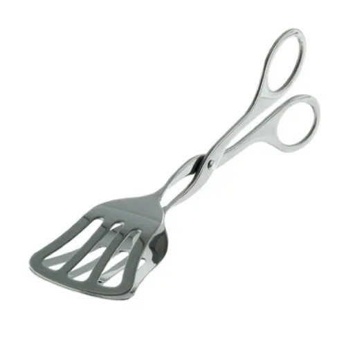 Gebäckzange Kuchenzange Edelstahl  Profiqualität aus einem Stück 19 x 5,6 cm