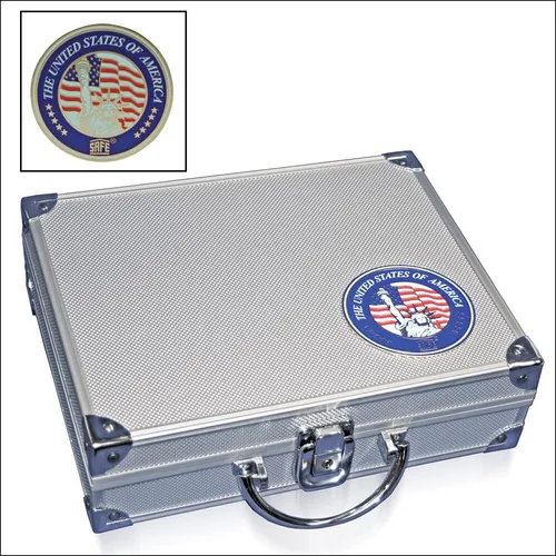 Safe Alu-Münzkoffer USA (ohne Inhalt) Nr. 230 Neu