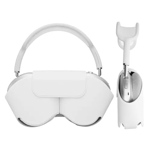 kwmobile Hülle für Apple AirPods Max - Weiche Kopfhörertasche - Audio-Zubehör mit reißfester, rutschfester Polyesterhülle, die perfekt passt und Kratzer schützt. Druckknopf-Verschluss für sicheren Transport und praktische Lade-Öffnung.