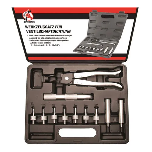 BGS-1783 Montage-Satz für Ventilschaft-Dichtungen - KFZ-Werkzeuge zur einfachen und präzisen Montage von Ventilschaft-Dichtungen, ideal für professionelle Mechaniker und Hobbyanwender.