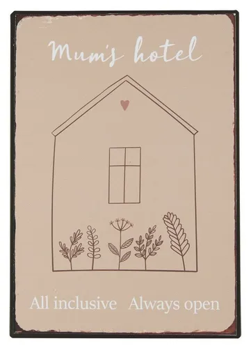 Ib Laursen Metallschild Laursen - Schild Blechschild Metallschild Mum's Hotel all