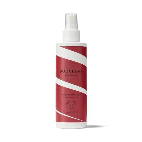 Bouclème Flexible Hold Hair Spray 200 ml - Styling Spray mit natürlicher Formel, bietet starken Halt für Locken und pflegt zugleich, ohne zu verkleben – für einen frischen Look und angenehmen Duft.