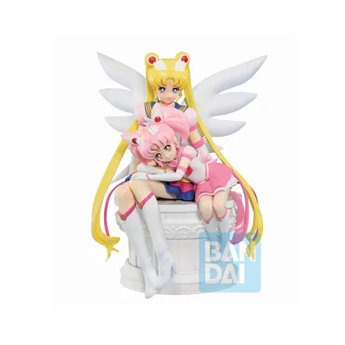 Banpresto Sailor Moon Eternal - Ichibansho ETERNAL SAILOR MOON & ETERNAL SAI - Action- & Spielfiguren, detailreiche Sammlerfigur aus der beliebten Sailor Moon Reihe, perfekt für Fans und Sammler.